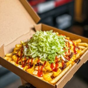 Cheese Burger Loaded Fries