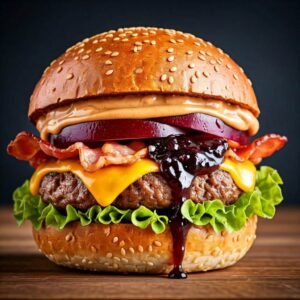 Peanut Butter and Jelly Burger